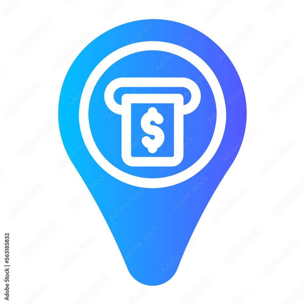 atm gradient icon atm gradient icon