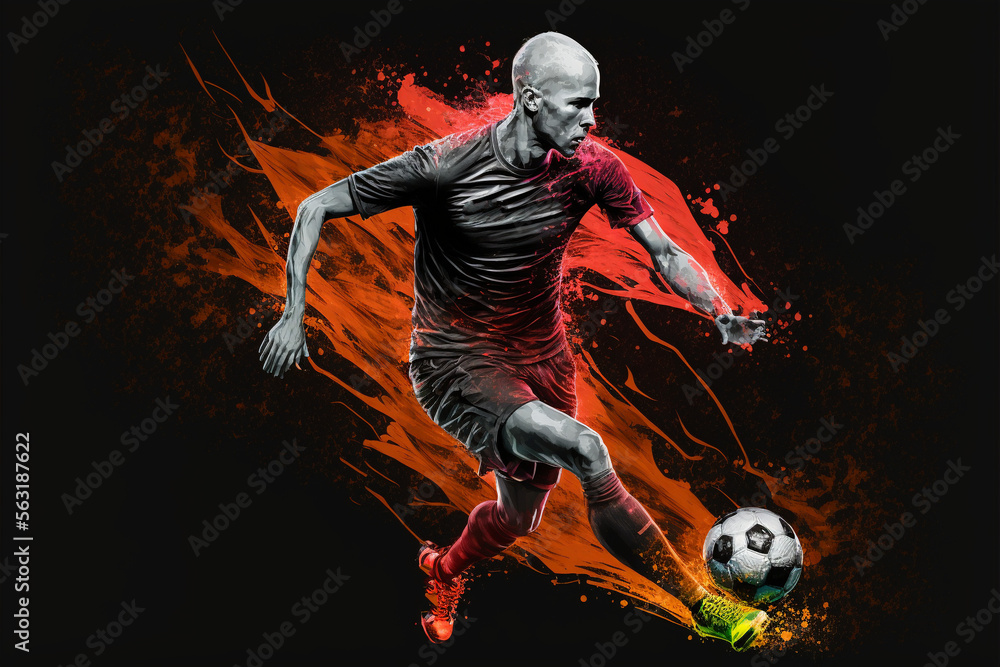 The Beautiful Game: An Illustrative Tribute to Soccer (AI Generated) The Beautiful Game: An Illustrative Tribute to Soccer (AI Generated)