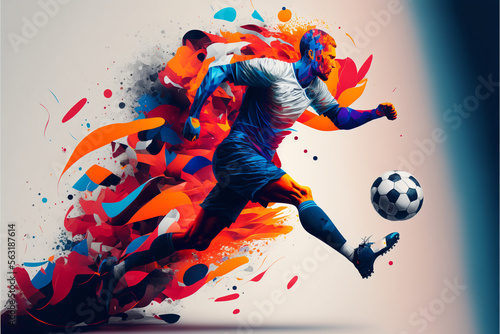 The Beautiful Game  An Illustrative Tribute to Soccer  AI Generated 