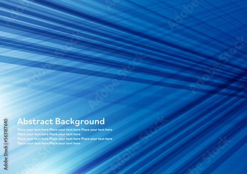 交差する青のスピードライン背景