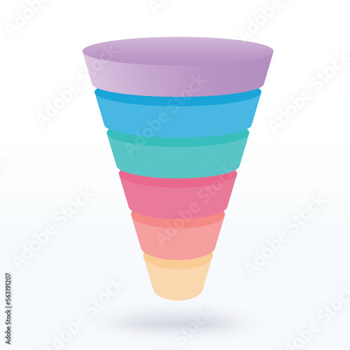 Funnel infographic presentation template