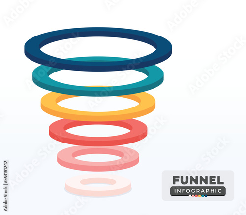 Funnel infographic presentation template