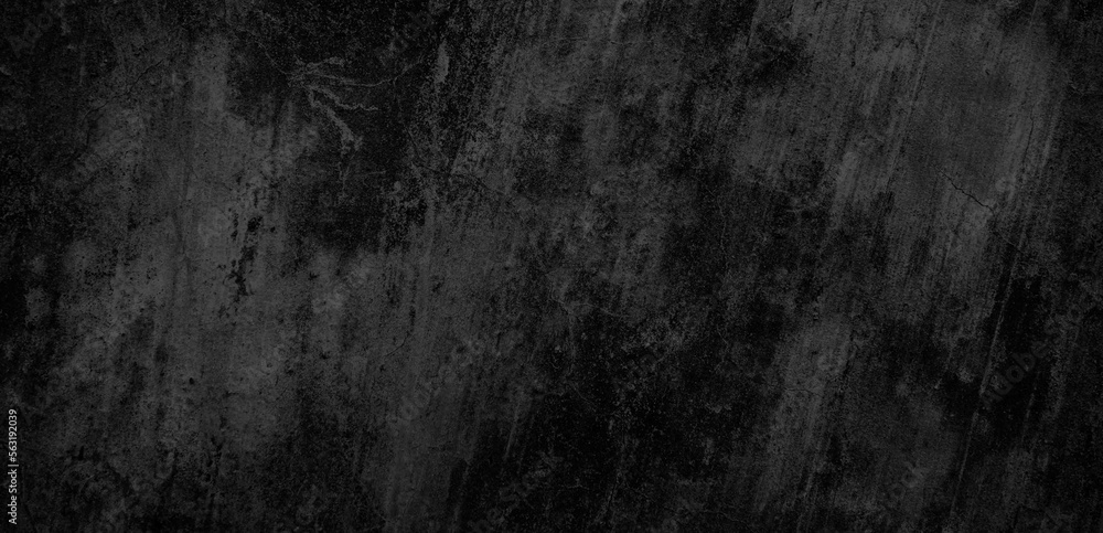 Spooky yet seductive dark mixed black background in every texture on the concrete wall.