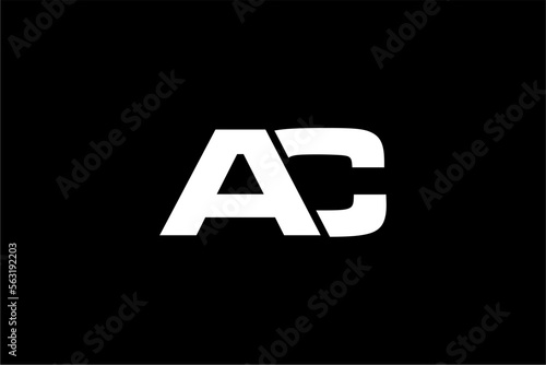 AC creative letter logo design vector icon