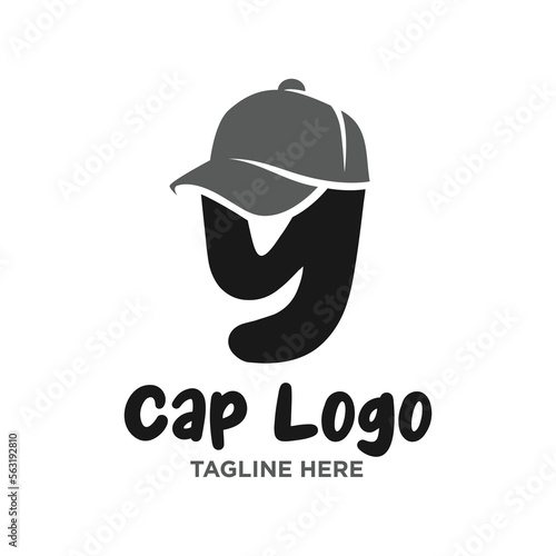 Letter Y Cap Logo Design Template Inspiration, Vector Illustration.