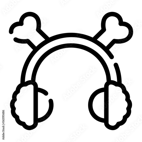 earmuff line icon