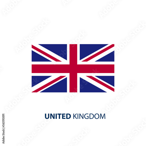 United Kingdom, England flag, map and glossy button, vector illustration