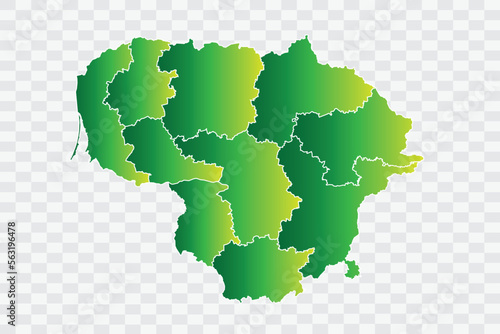 Lithuania Map yellowish green Color Background quality files png