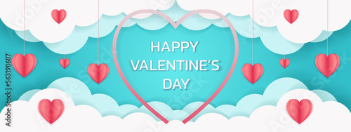 Happy Valentines Day February14 Love or Heart Card in Holiday or Presentation of Love
