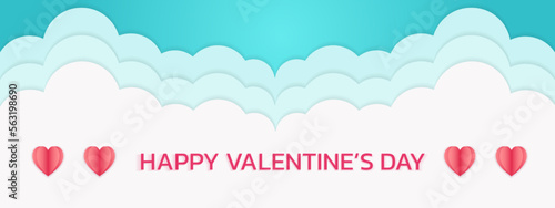 Happy Valentines Day February14 Love or Heart Card in Holiday or Presentation of Love