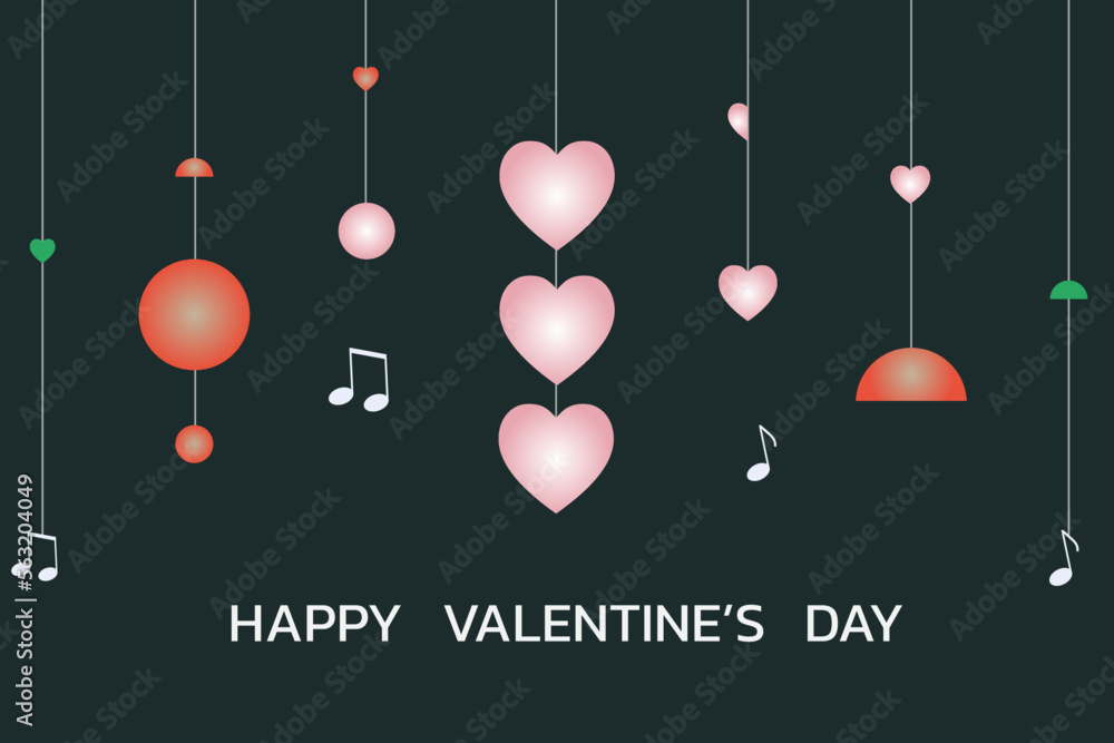 Happy Valentines Day February14 Love or Heart Card in Holiday or Presentation of Love Happy Valentines Day February14 Love or Heart Card in Holiday or Presentation of Love