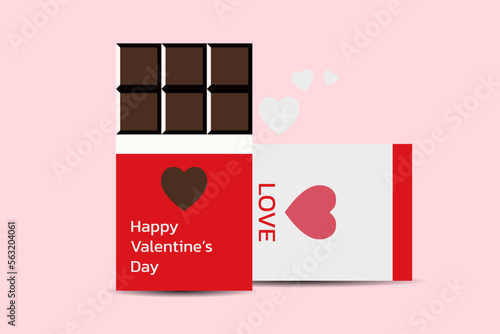Happy Valentines Day February14 Love or Heart Card in Holiday or Presentation of Love