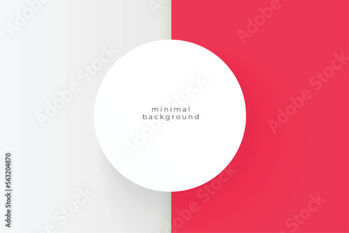 blank and empty banner for a minimalistic and elegant presentation