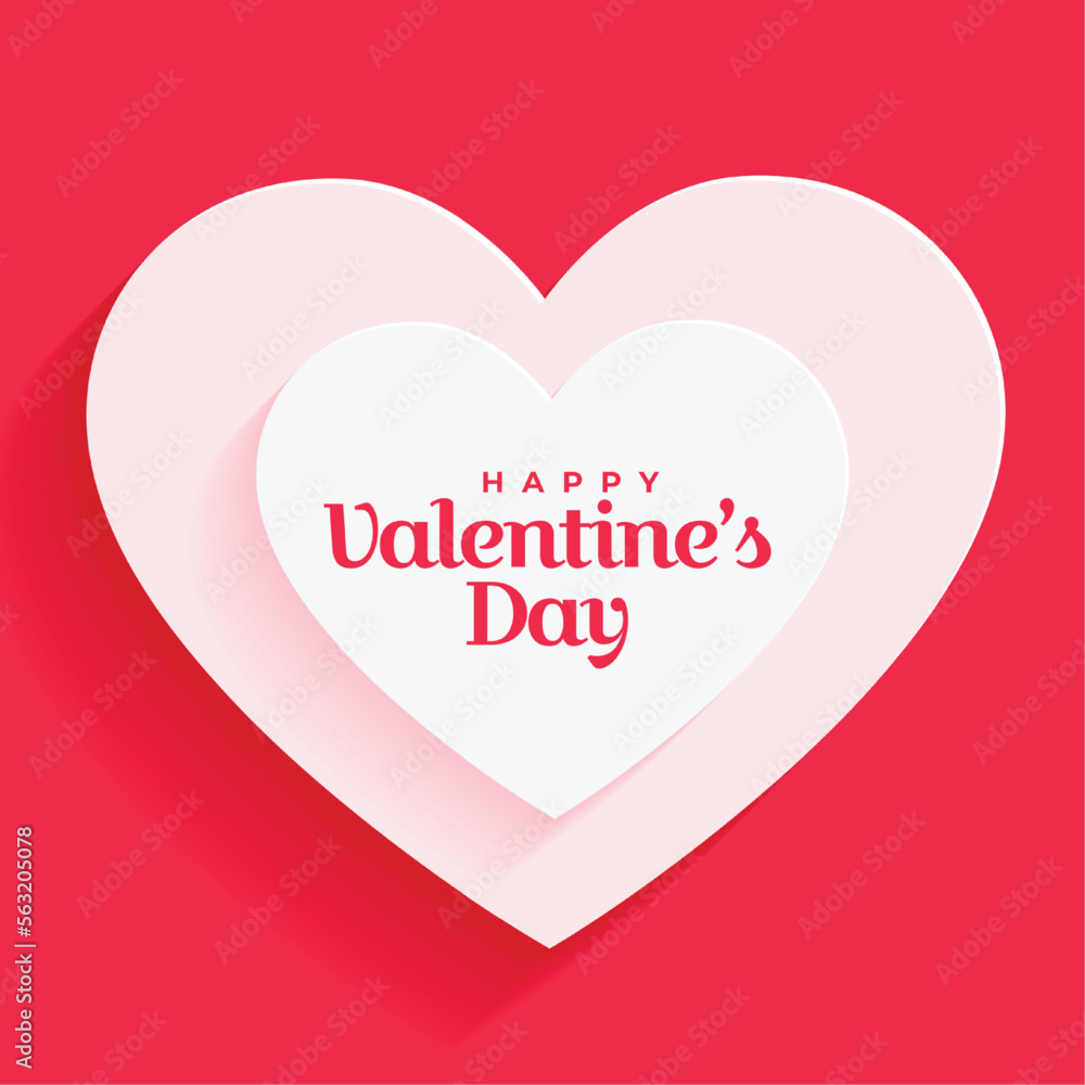 beautiful valentine's day cute lover heart pink background