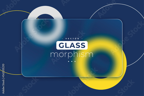 glass morphism background with transparent frosted effect photo