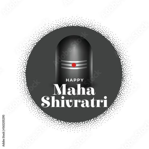 indian festival maha shivratri background with shiv lingam