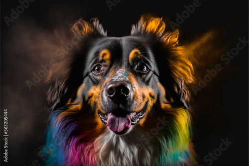 dog colorful © วรุตม์ ไชยรัตน์