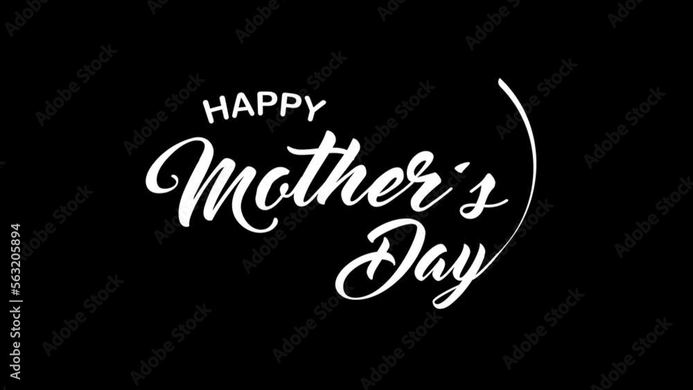 Happy Mother's Day greeting card animated text with love . Suitable for Mother's Day Celebrations Around the World. Happy Mother's Day greeting card animated text with love . Suitable for Mother's Day Celebrations Around the World.