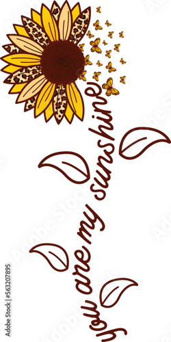 you are my sunshine sublimation