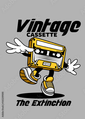 VINTAGE CASSETE CARTOON
