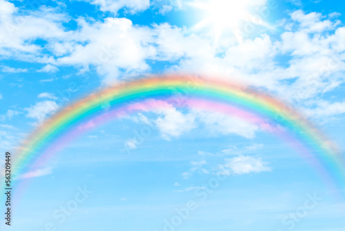 虹の出た青空 © Nii Koo Nyan