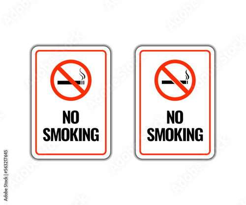 No smoking sign vector. No smoking symbol vector.