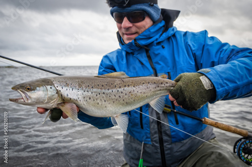 Sea trout fishing in January