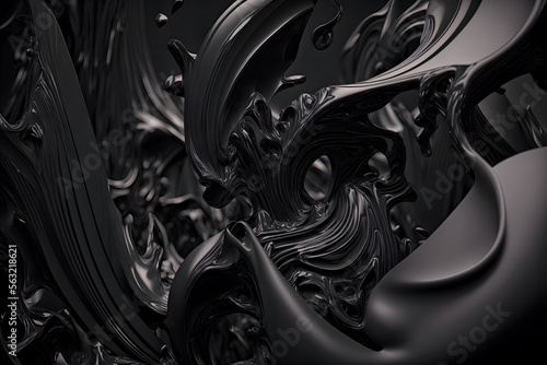 Black abstract texture