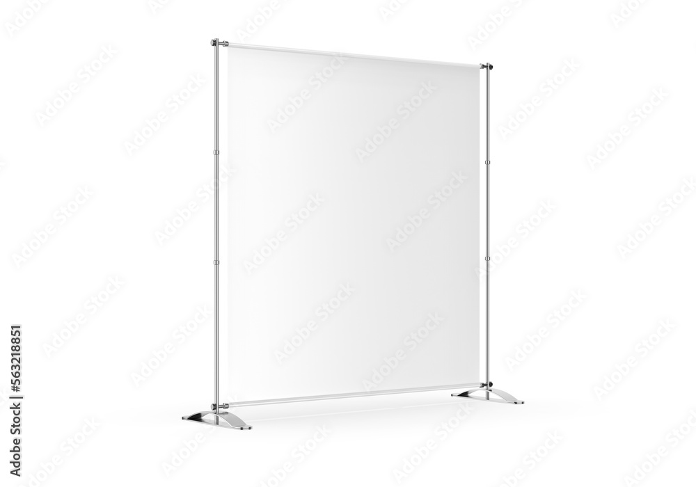Blank Step and Repeat Telescoping Backdrop Banner. 3d render illustration. Blank Step and Repeat Telescoping Backdrop Banner. 3d render illustration.