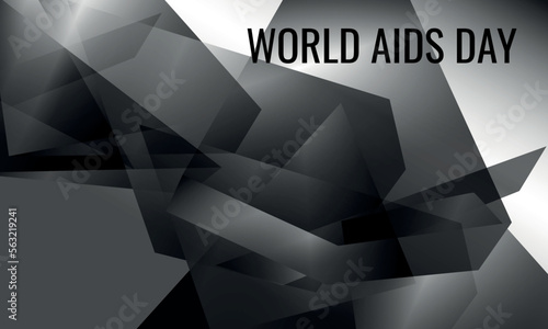World AIDS Day. Design suitable for greeting card poster and banner