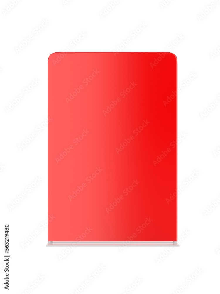Blank Harmony Tension Fabric Banner Stands Display. Blank white 3d render illustration. Blank Harmony Tension Fabric Banner Stands Display. Blank white 3d render illustration.