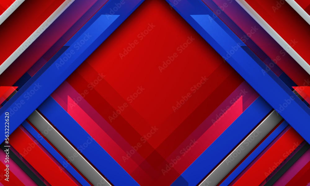Obraz premium Layout design with dynamic shapes for event, tournament or championship. Sport background.