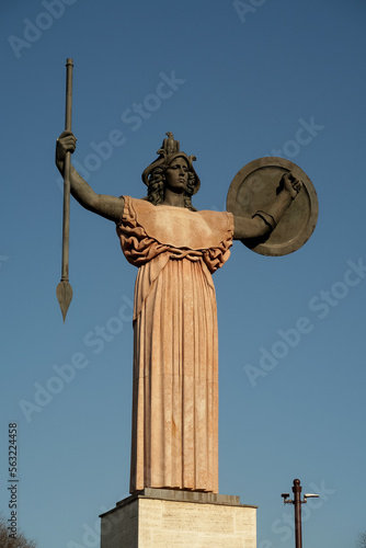 Obraz na płótnie Pavia statua della Minerva w salonie
