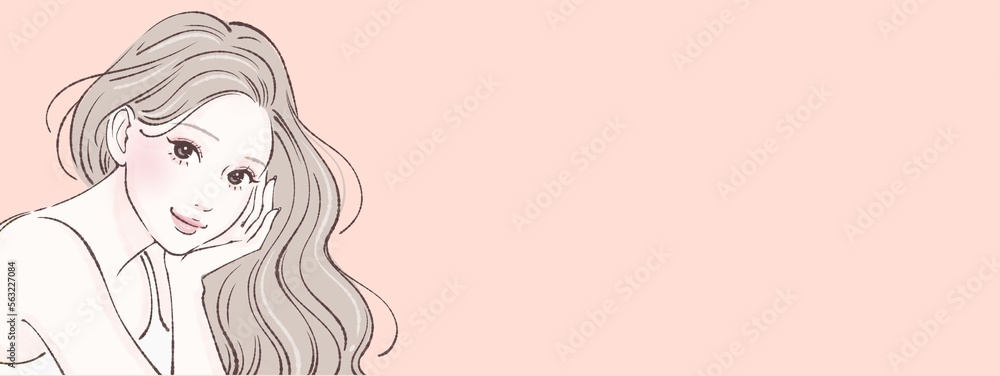 女性のイラスト素材 女性のイラスト素材