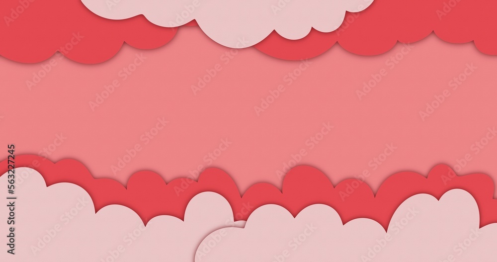 paper cut crafting pink background with hearts for Valentine’s day. paper cut crafting pink background with hearts for Valentine’s day.