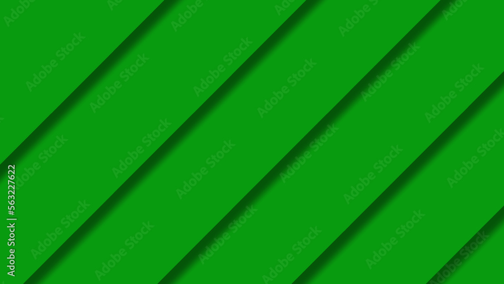 Obraz premium Green abstract geometric shapes background. Dynamic compotition.