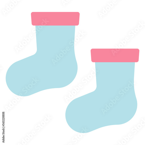 baby socks illustration