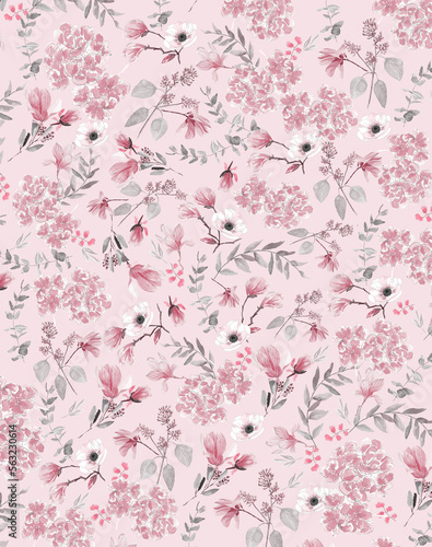 Liberty Pink Flowers