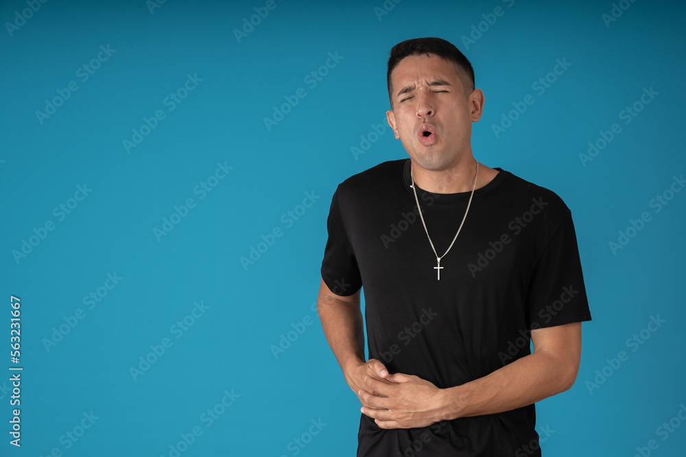 Man with appendicitis