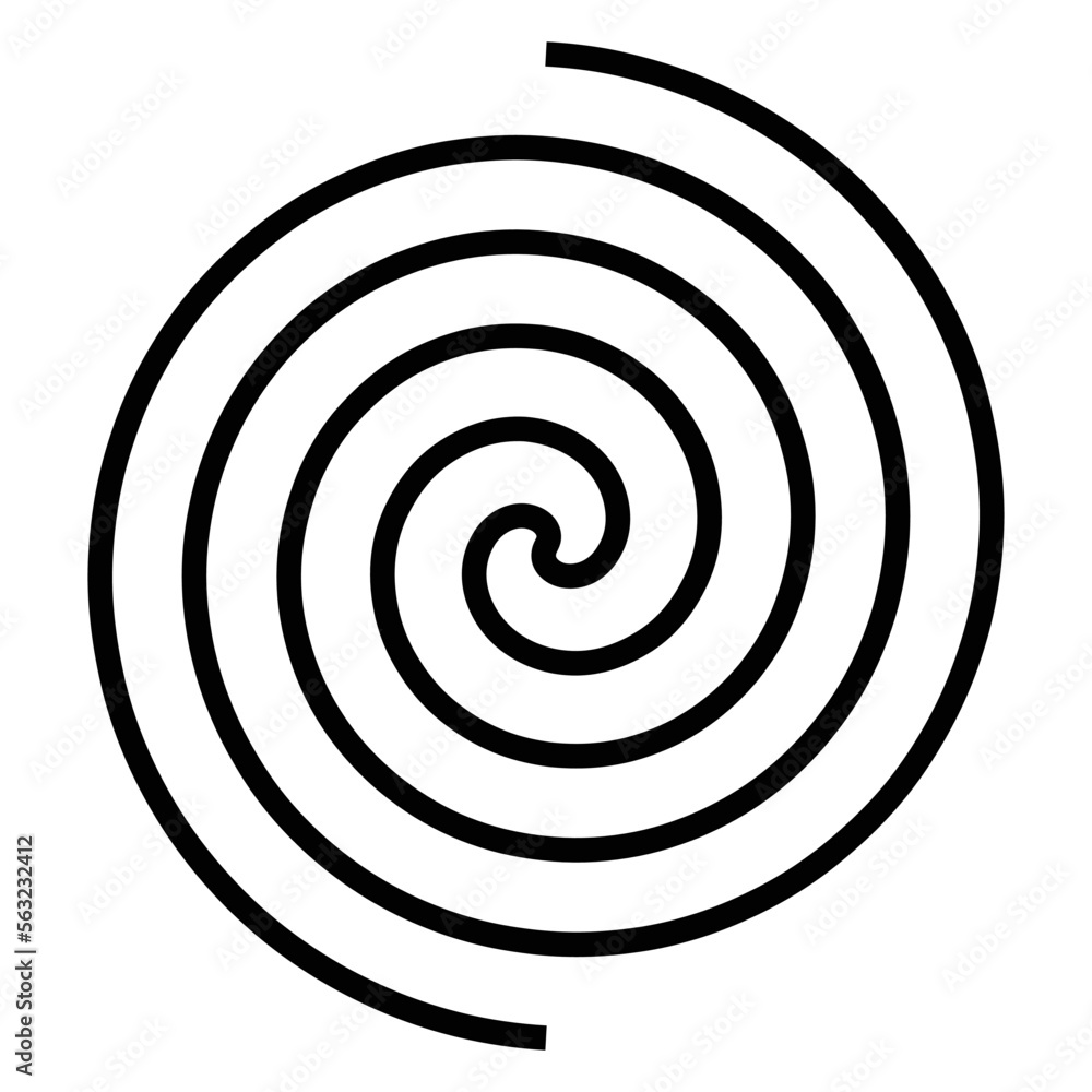Cicular outline line drawing vector illustration Cicular outline line drawing vector illustration