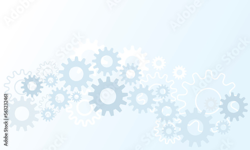 Vector background with gears