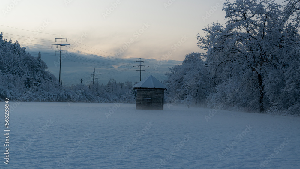 Ein wunderschöner aber eiskalter Morgen Ein wunderschöner aber eiskalter Morgen