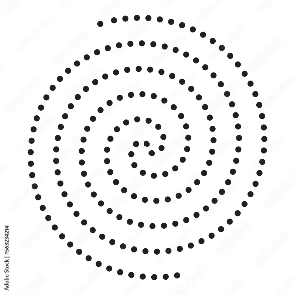 Cicular dots moving vector illustration Cicular dots moving vector illustration