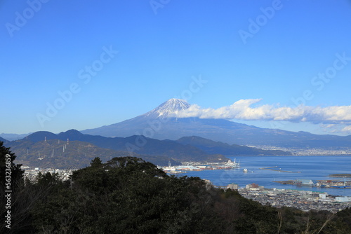 日本平からの富士山 (静岡)