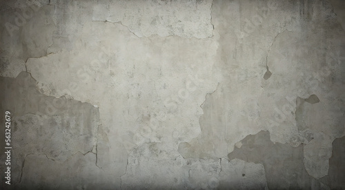 Grunge Concrete Wall Textures: Photorealistic Background Textures with Dark Edges