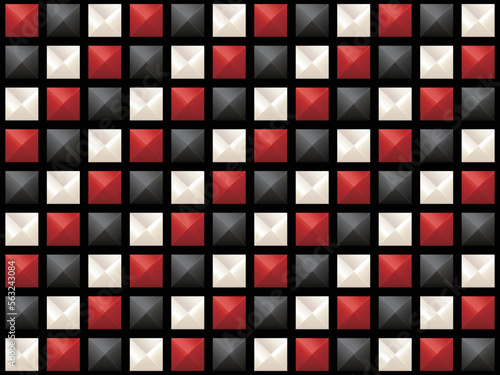 ピラミッドスタッズの背景　横位置　レッド