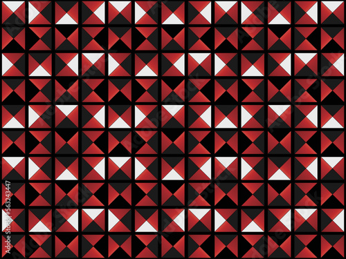 ピラミッドスタッズの背景　横位置　レッド