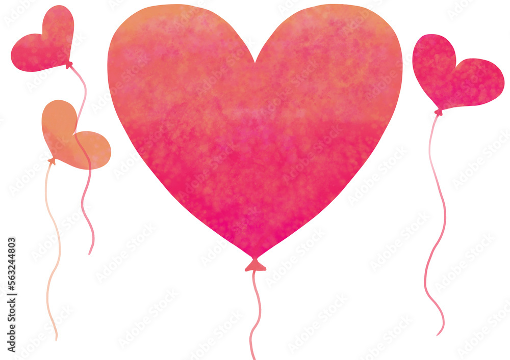 heart shaped balloons