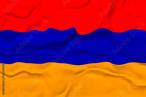 National Flag of Armenia. Background with flag of Armenia.