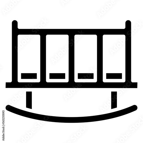 baby cradle illustration